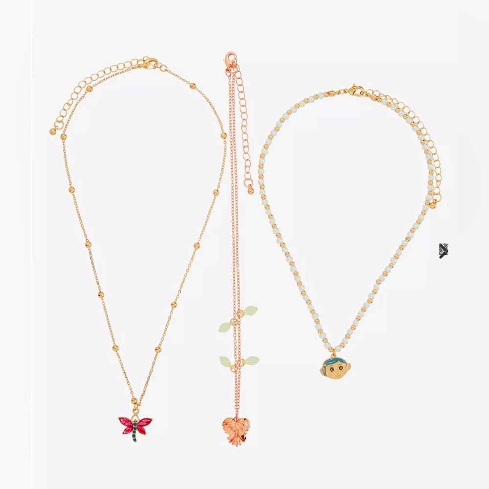 Coraline Icons Floral Necklace Set — BoxLunch Exclusive